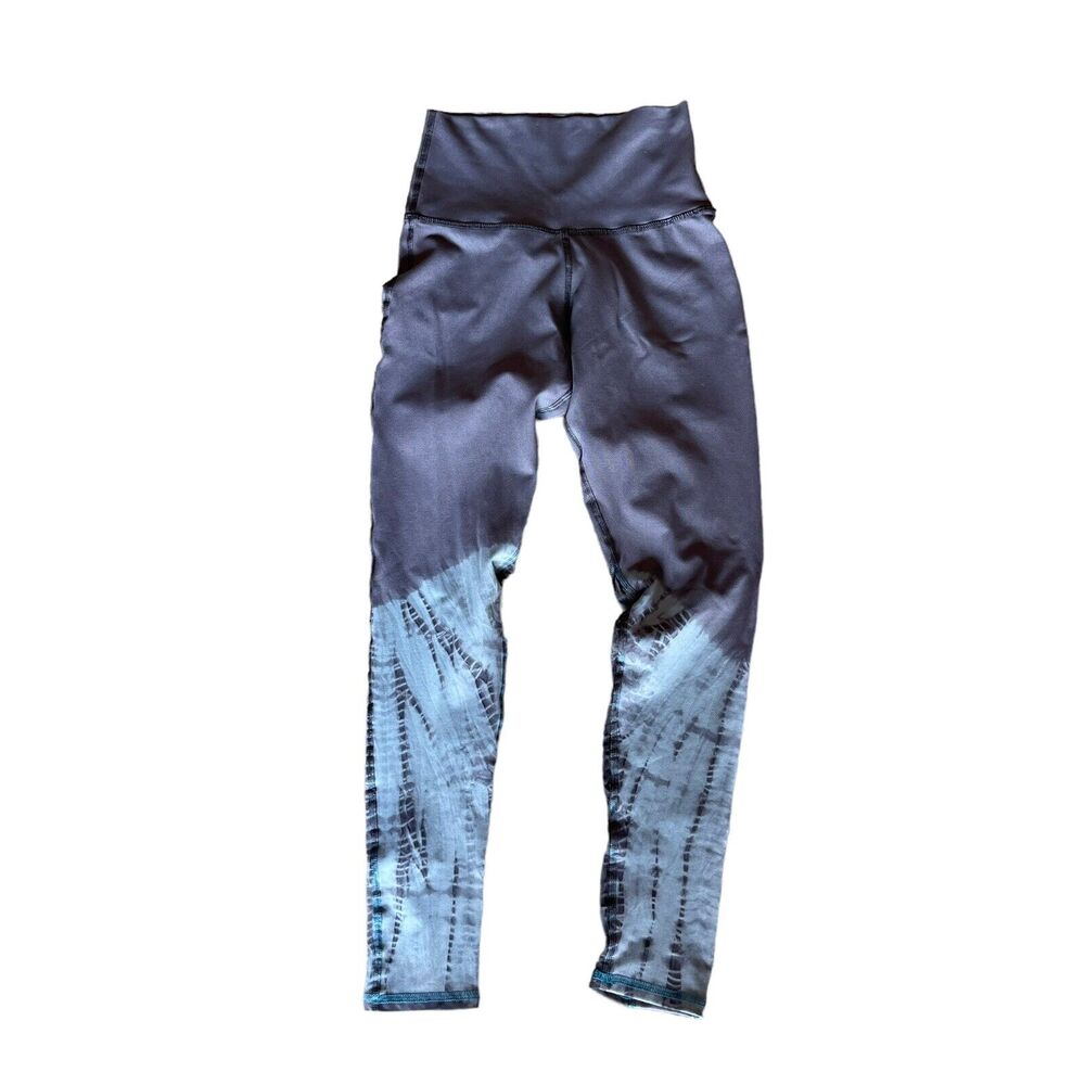 Electric & Rose Leggings Tie Dye Mesh Panel